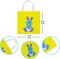 36 PCS Easter Gift Bags, Non Woven Easter Tote Bags with Handles Party Treat Bag